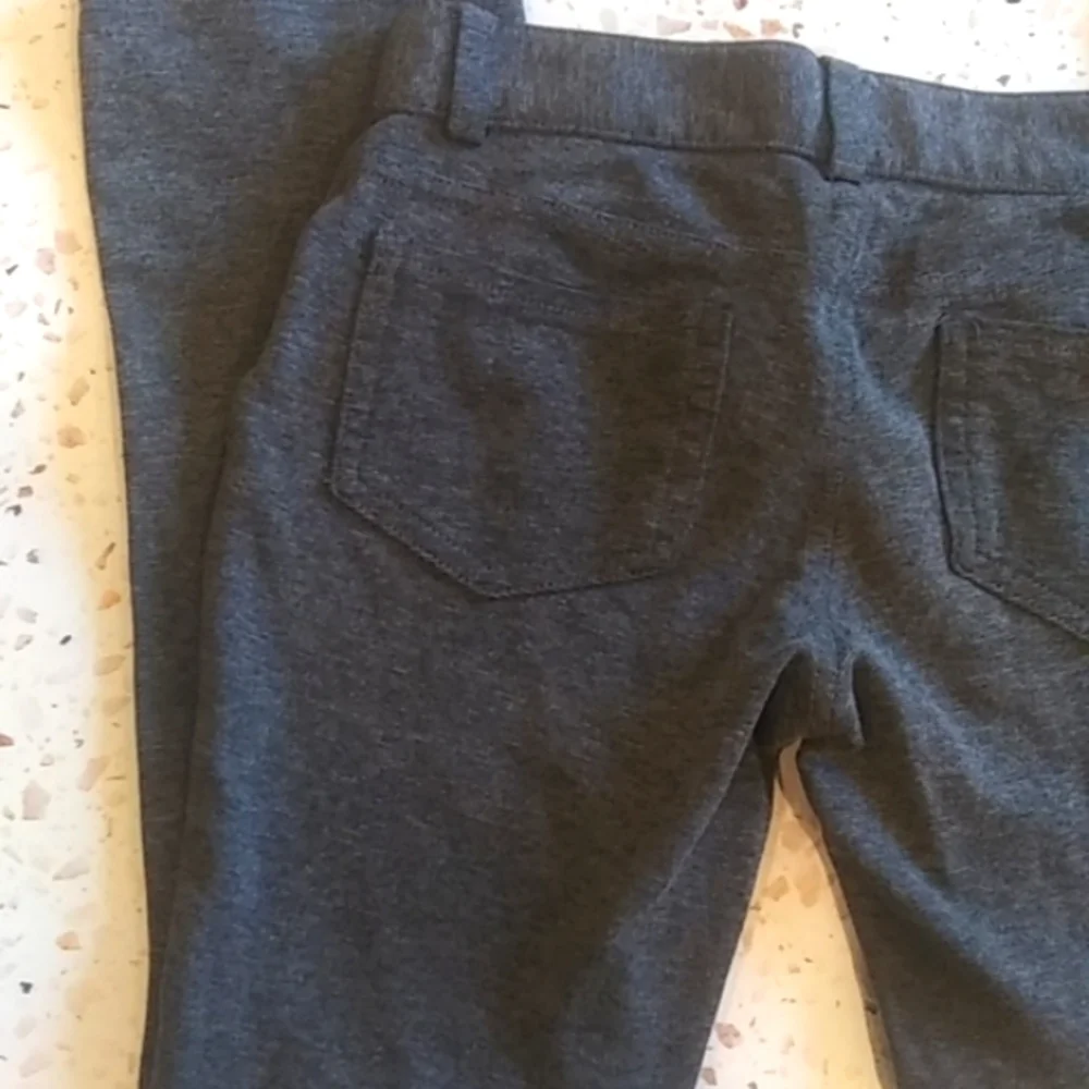 Dark Grey Heather Knit Stretch Jeans | S (6-6X)